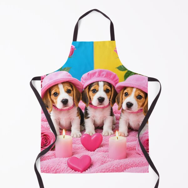 Item preview, Three Cute Beagle Puppies in Pink designed and sold by MagicCrystal.