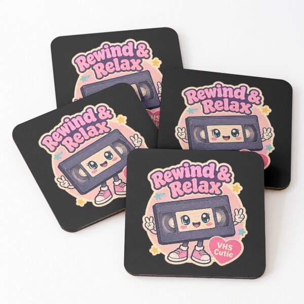Item preview, VHS Cutie Retro Kawaii Video Lover Gift Rewind And Relax designed and sold by Artycom.