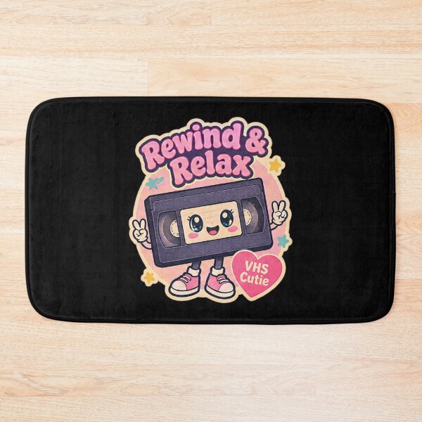 Item preview, VHS Cutie Retro Kawaii Video Lover Gift Rewind And Relax designed and sold by Artycom.