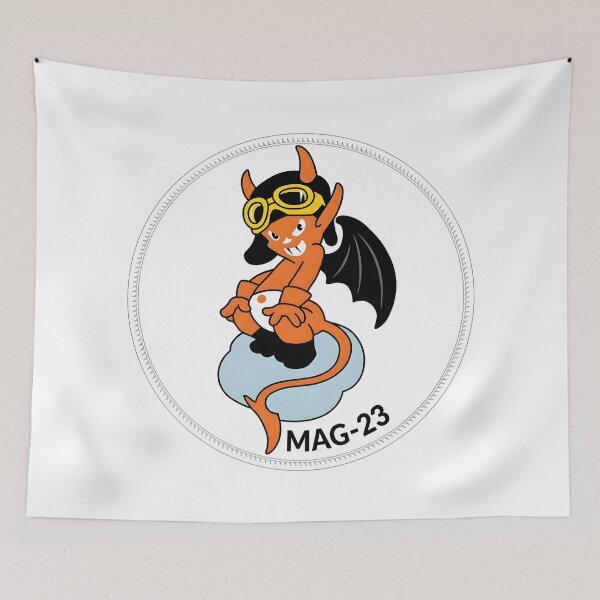 Item preview, USMC MAG-23 Marine Aircraft Group 23 WWII Patch designed and sold by CharlieDesings.