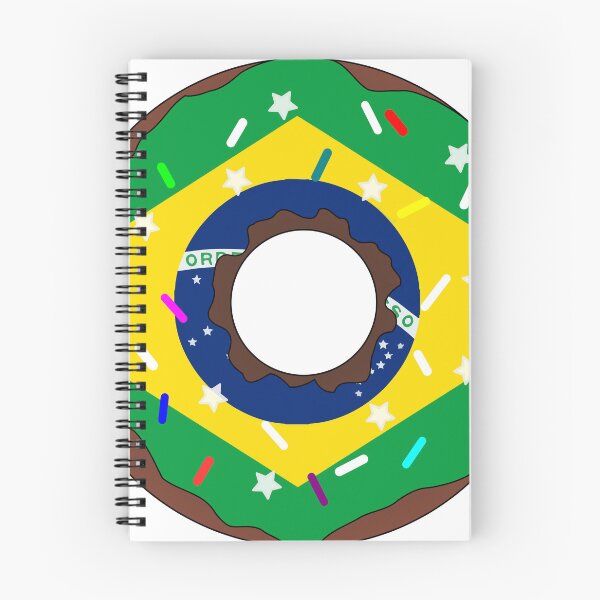 Item preview, Brazil Flag Donut – Colorful Sprinkles Country Pride designed and sold by TheIconSmith.
