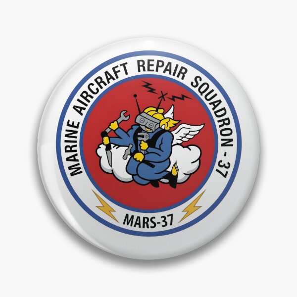 Artikelvorschau, USMC MARS-37 Marine Aircraft Repair Squadron 37 Patch entworfen und verkauft von CharlieDesings.
