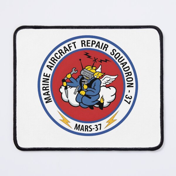 Item preview, USMC MARS-37 Marine Aircraft Repair Squadron 37 Patch designed and sold by CharlieDesings.