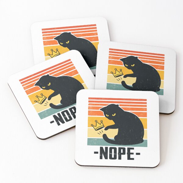 Item preview, No Kings in America Black Cat Funny Cat Kicking Crown best idea designed and sold by gamoreRony.