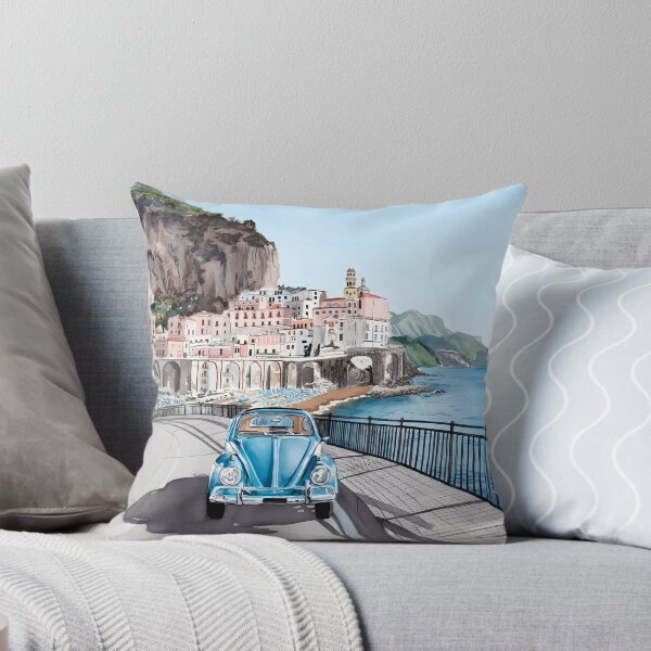 Item preview, Atrani Italy Watercolor – Amalfi Coast Coastal Wall Art designed and sold by POSTERIOCREW.