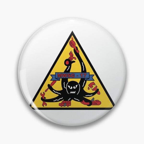 Item preview, USMC MWSG-17 Marine Wing Support Group 17 Patch designed and sold by CharlieDesings.