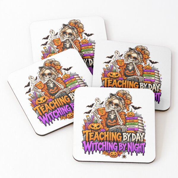 Item preview, Skeleton Teacher Halloween Shirt – Spooky Teacher Gift designed and sold by justforart91.