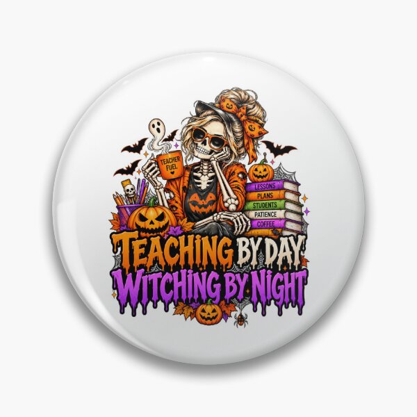 Item preview, Skeleton Teacher Halloween Shirt – Spooky Teacher Gift designed and sold by justforart91.
