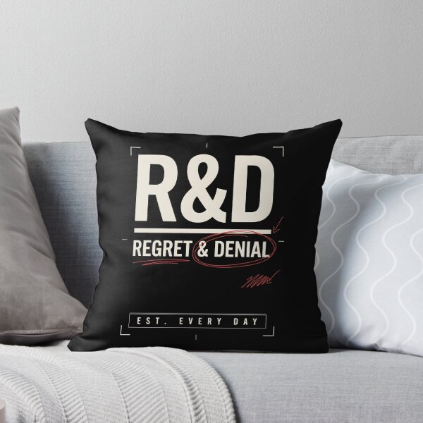 Item preview, R&D Regret and Denial Funny Office Humor designed and sold by SplashTastic.