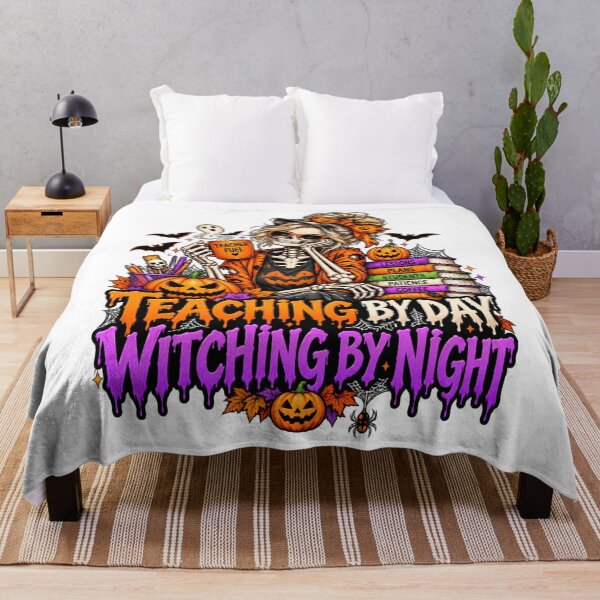 Item preview, Skeleton Teacher Halloween Shirt – Spooky Teacher Gift designed and sold by justforart91.