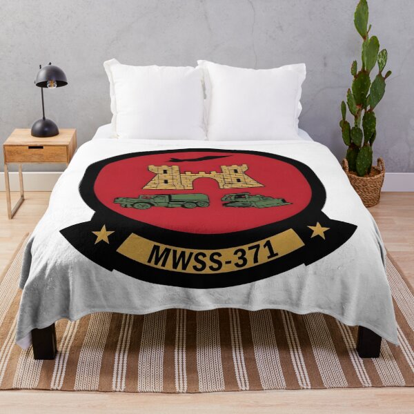 Item preview, USMC MWSS-371 Marine Wing Support Squadron 371 Patch designed and sold by CharlieDesings.