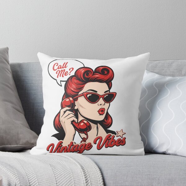 Item preview, Red Hair Vintage Vibes Pinup designed and sold by Alexdreamerart.