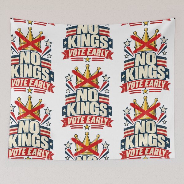 Item preview, No Kings Vote Early - No Kings in America Since 1776 best idea designed and sold by gamoreRony.