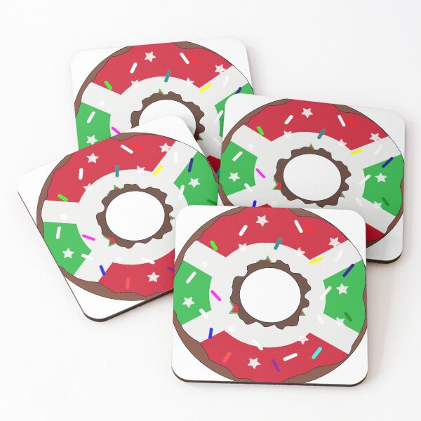 Item preview, Burundi Flag Donut – Colorful Sprinkles Country Pride designed and sold by TheIconSmith.