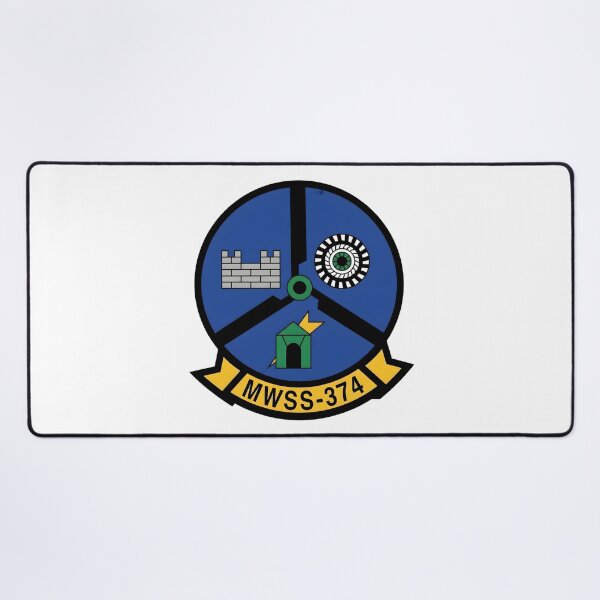 Item preview, USMC MWSS-374 Marine Wing Support Squadron 374 Patch designed and sold by CharlieDesings.
