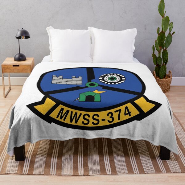 Item preview, USMC MWSS-374 Marine Wing Support Squadron 374 Patch designed and sold by CharlieDesings.