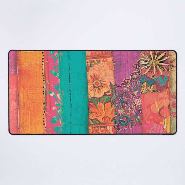 Item preview, Geometric pattern with flowers. Vintage. designed and sold by MagelliShop.