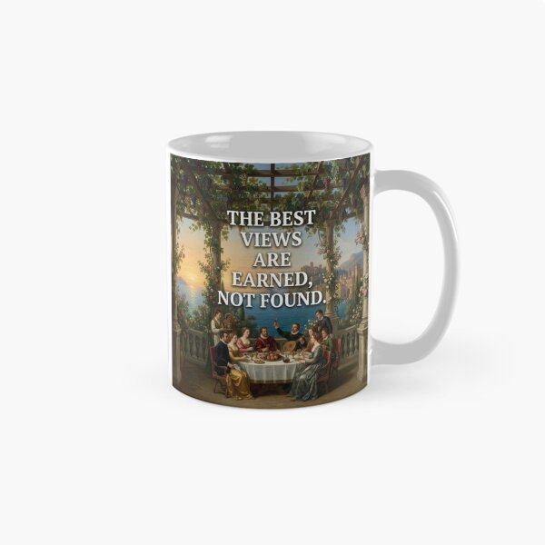 Item preview, The Best Views Are Earned designed and sold by vibemuseum.studio.