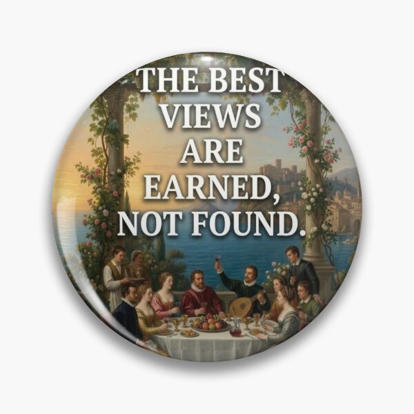 Item preview, The Best Views Are Earned designed and sold by vibemuseum.studio.
