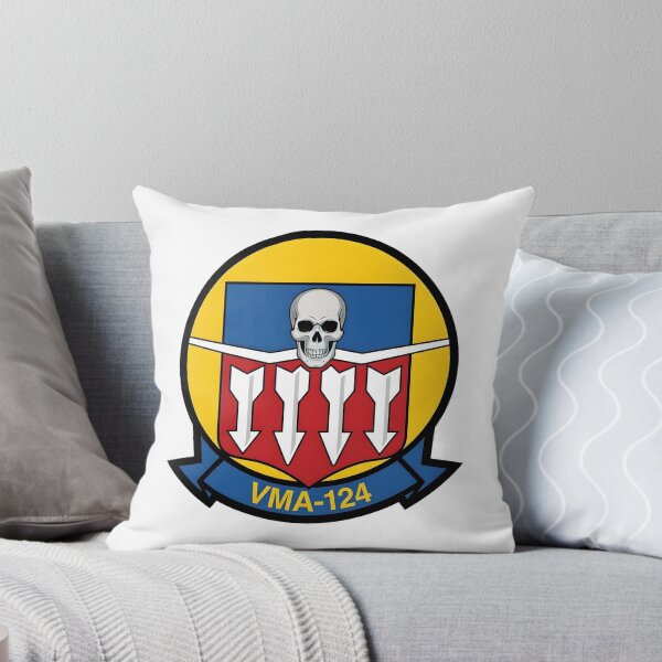 Item preview, USMC VMA-124 "Whistling Death" Attack Squadron Patch designed and sold by CharlieDesings.