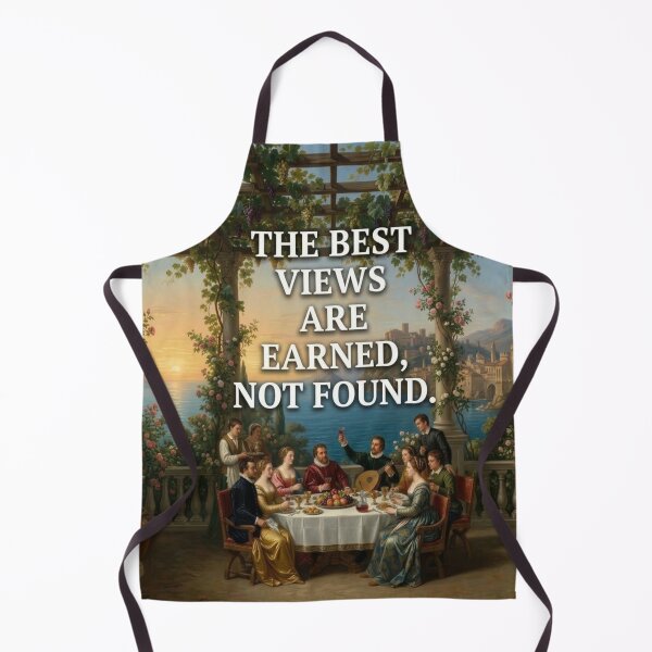 Item preview, The Best Views Are Earned designed and sold by vibemuseum.studio.