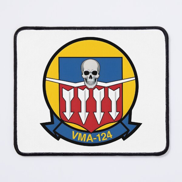 Item preview, USMC VMA-124 "Whistling Death" Attack Squadron Patch designed and sold by CharlieDesings.