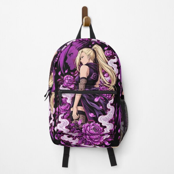Item preview, Ino Yamanaka Anime Purple Peony Floral Aesthetic – Naruto Ninja Girl Fan Art designed and sold by Dyan4.