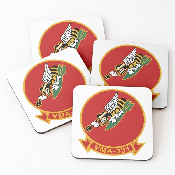 Item preview, USMC VMA-331 "Bumblebees" Marine Attack Squadron Patch designed and sold by CharlieDesings.