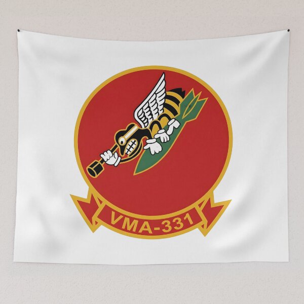 Item preview, USMC VMA-331 "Bumblebees" Marine Attack Squadron Patch designed and sold by CharlieDesings.