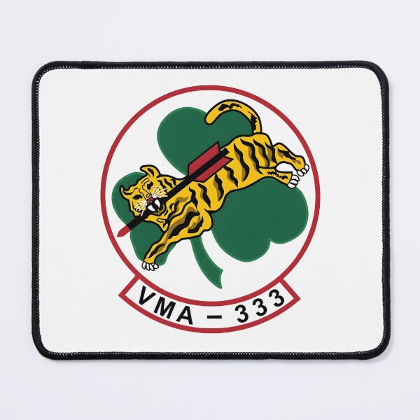 Item preview, USMC VMA-333 "Fighting Shamrocks" Attack Squadron Patch designed and sold by CharlieDesings.