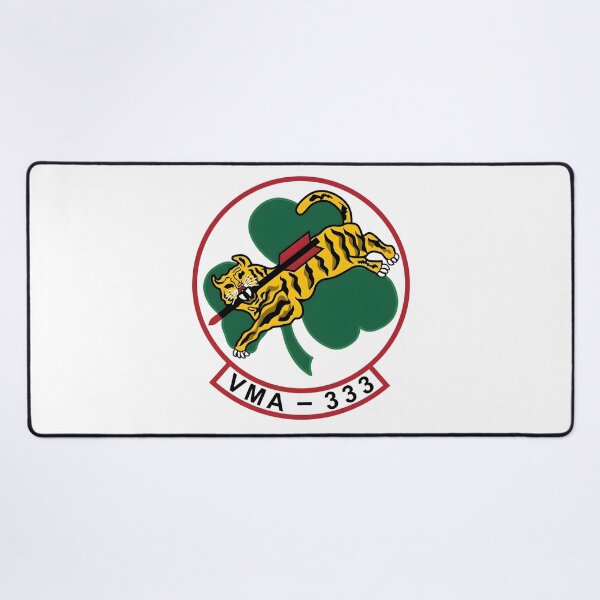 Item preview, USMC VMA-333 "Fighting Shamrocks" Attack Squadron Patch designed and sold by CharlieDesings.