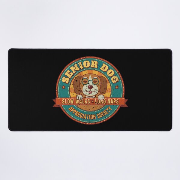 Item preview, Senior Dog Appreciation Society Vintage Badge designed and sold by Fine Art California.