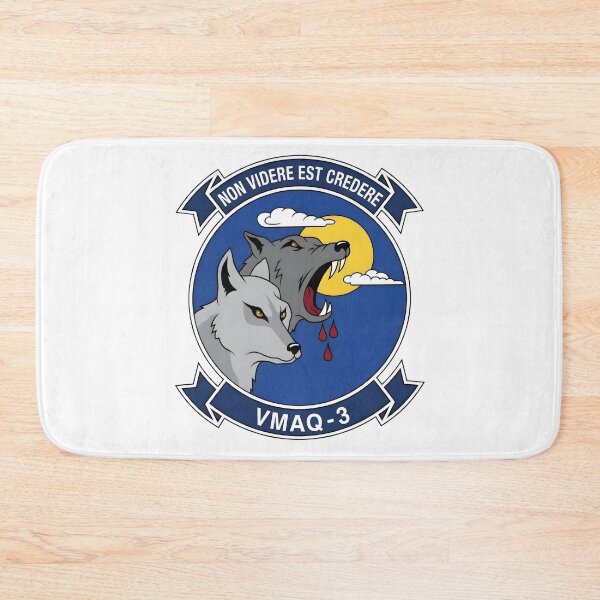 Item preview, USMC VMAQ-3 "Moon Dogs" Tactical Electronic Warfare Squadron Patch designed and sold by CharlieDesings.