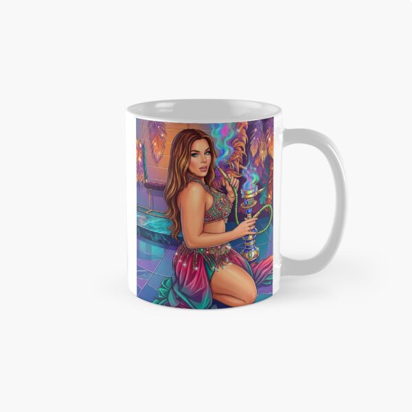 Item preview, Belly Dancer Hookah Shisha Pop Art designed and sold by MoArtShop.
