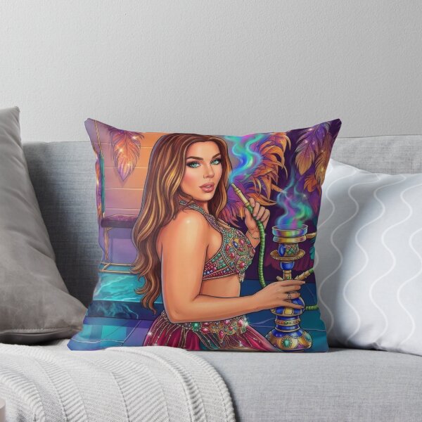 Item preview, Belly Dancer Hookah Shisha Pop Art designed and sold by MoArtShop.