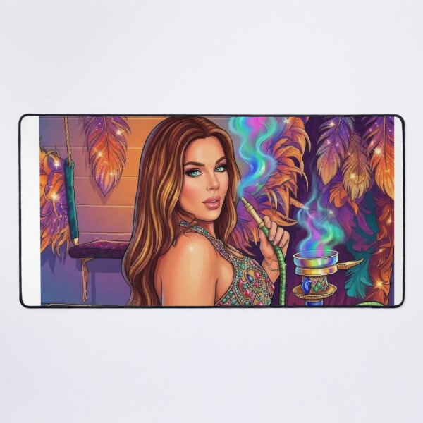 Item preview, Belly Dancer Hookah Shisha Pop Art designed and sold by MoArtShop.