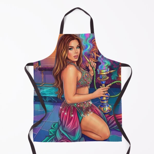 Item preview, Belly Dancer Hookah Shisha Pop Art designed and sold by MoArtShop.