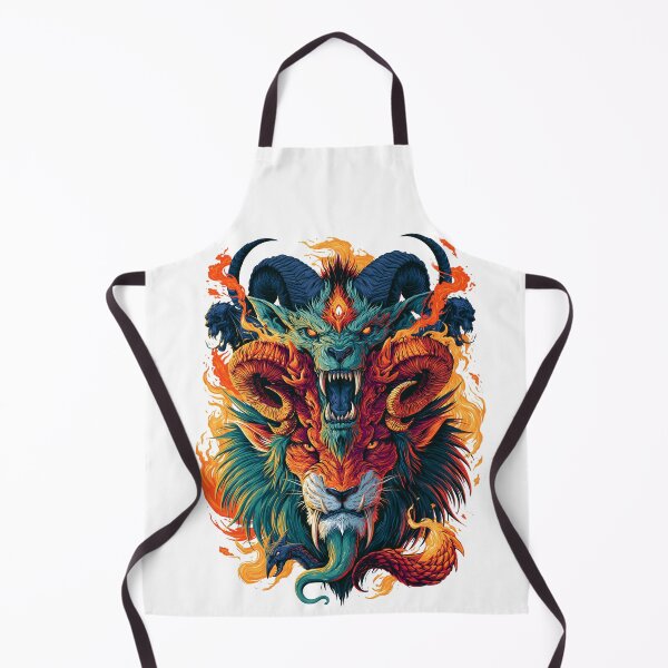 Item preview, Infernal Demon Chimera Beasts Burning With Eternal Fire designed and sold by EL-Lebedenko.