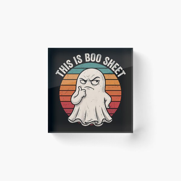 Item preview, Im Too Old For This Boo Sheet Funny Ghost Halloween  designed and sold by gear-posters.