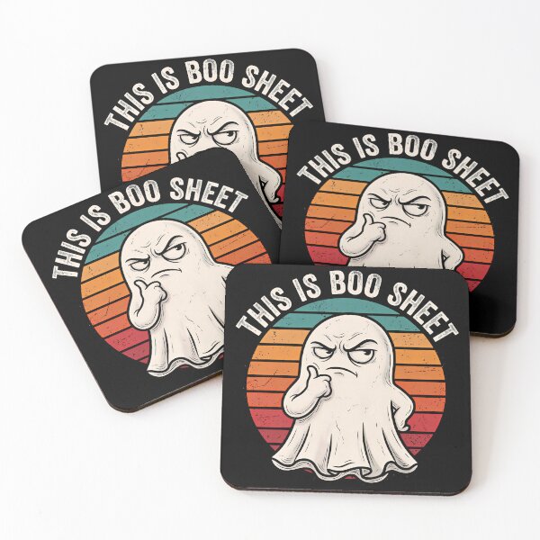Item preview, Im Too Old For This Boo Sheet Funny Ghost Halloween  designed and sold by gear-posters.
