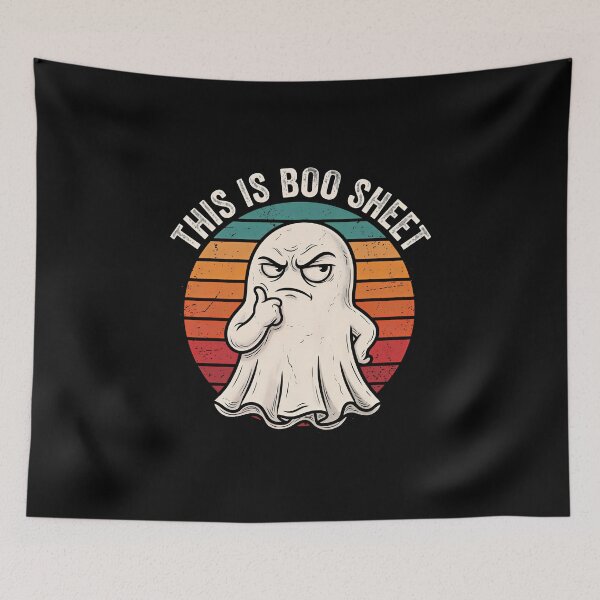 Item preview, Im Too Old For This Boo Sheet Funny Ghost Halloween  designed and sold by gear-posters.
