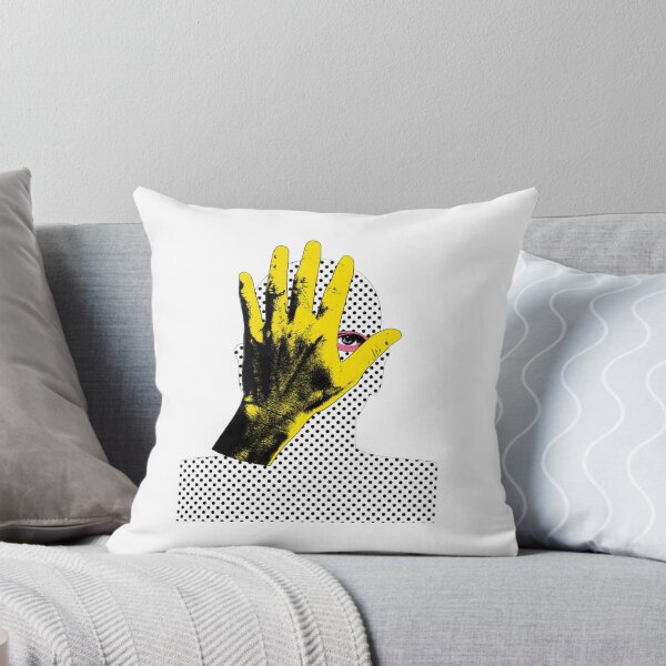 Item preview, Pop Art Hand Over Face Surreal Human Portrait designed and sold by Colorful-Garden.