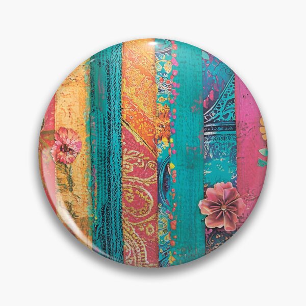 Aperçu de l'œuvre Motif géométrique à fleurs. Vintage. créée et vendue par MagelliShop.