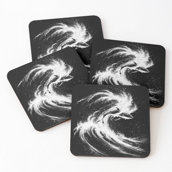 Item preview, Dangerous Waters – Shark in the Wave designed and sold by folskullyz.