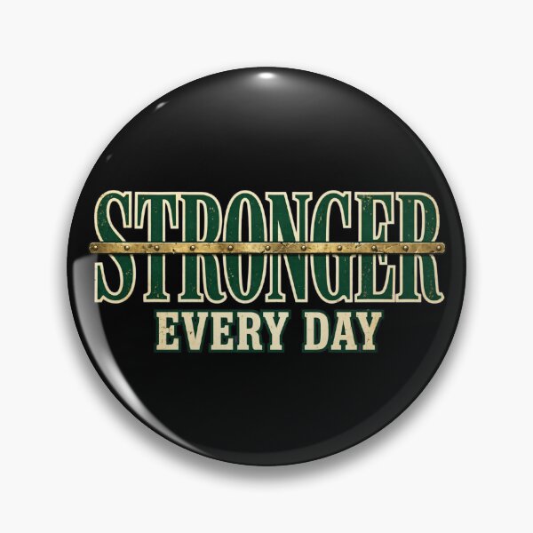 Item preview, Stronger Everyday – Bodybuilding Gym Workout Design, Strength Training & Weightlifting, Muscle Building, Fitness Motivation, Heavy Lifting, Progressive Overload, Workout Progress, Gym Gift designed and sold by Typologystudios.