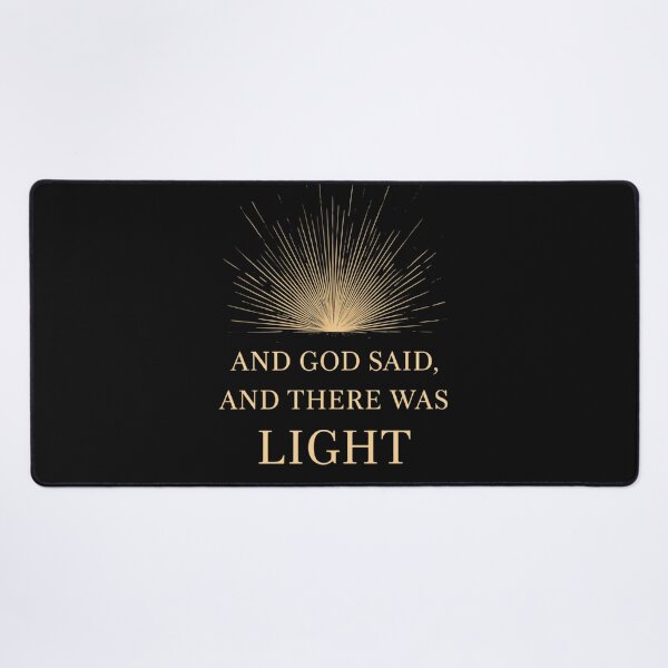 Item preview, And God Said And There Was Light | T-Shirt designed and sold by NicolasGlowArt.