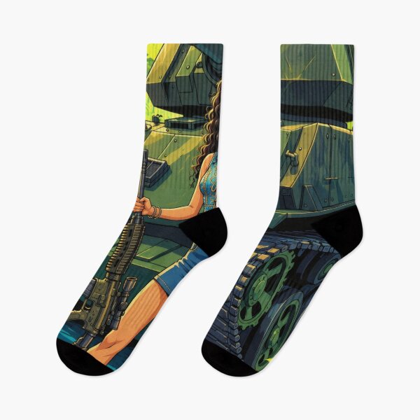 Artikelvorschau, Dschungel-Militärfrau Panzer Anime-Kunst entworfen und verkauft von MoArtShop.