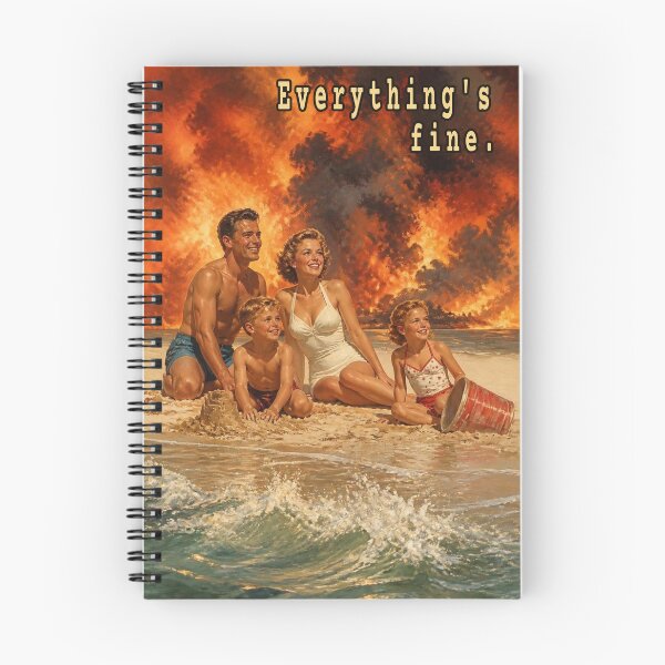 Item preview, Just keep going to the beach, everything's fine. designed and sold by Jason A. Clark.