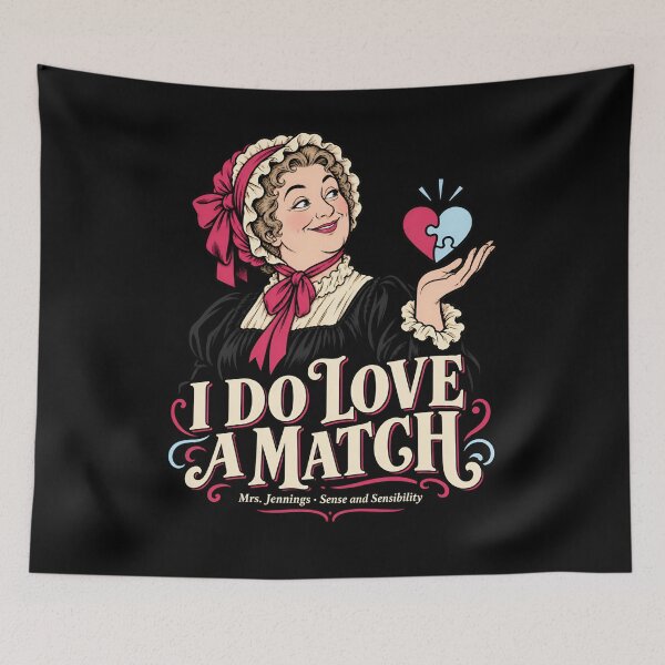 Item preview, Sense and Sensibility: Mrs. Jennings Loves a Match designed and sold by Fenay Designs.