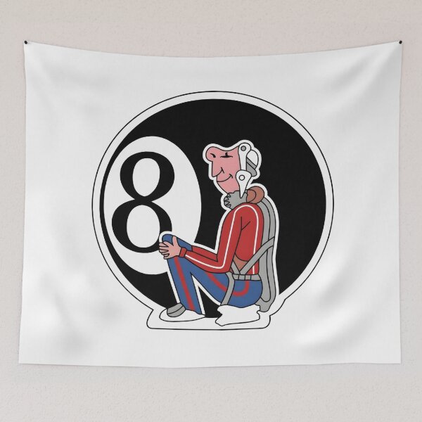 Item preview, USMC VMF-112 "Wolfpack" Eight Ball Squadron Patch designed and sold by CharlieDesings.